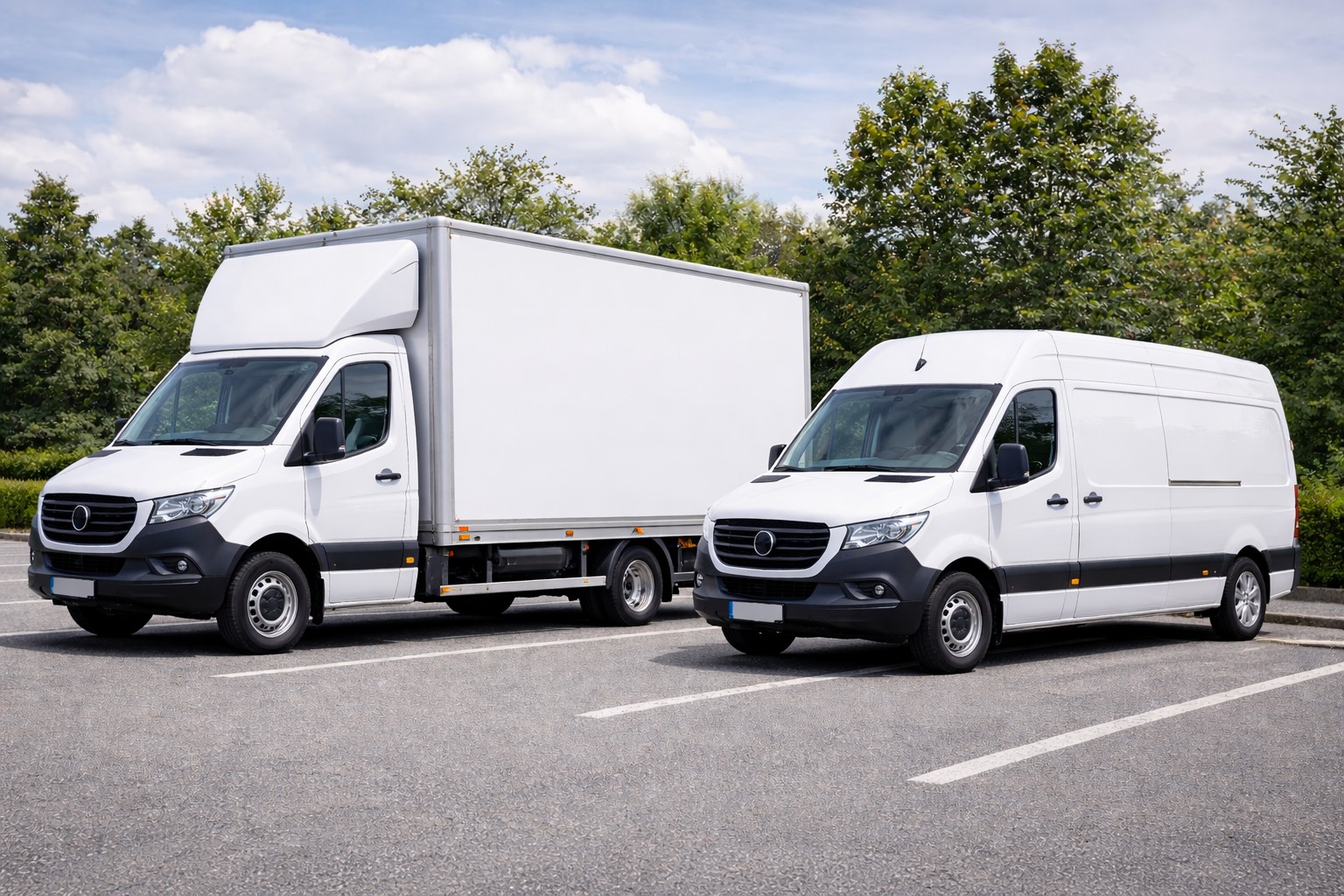 Auto en bestelbus voor zakelijk transport – EKB Services